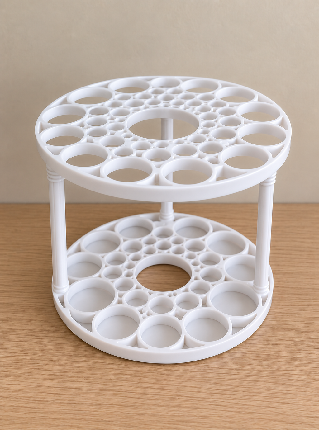 360° Rotating Makeup & Brush Organizer