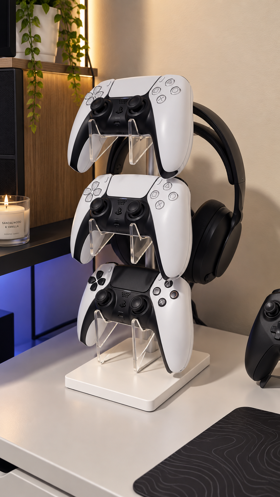 3-Tier Controller & Headset Stand