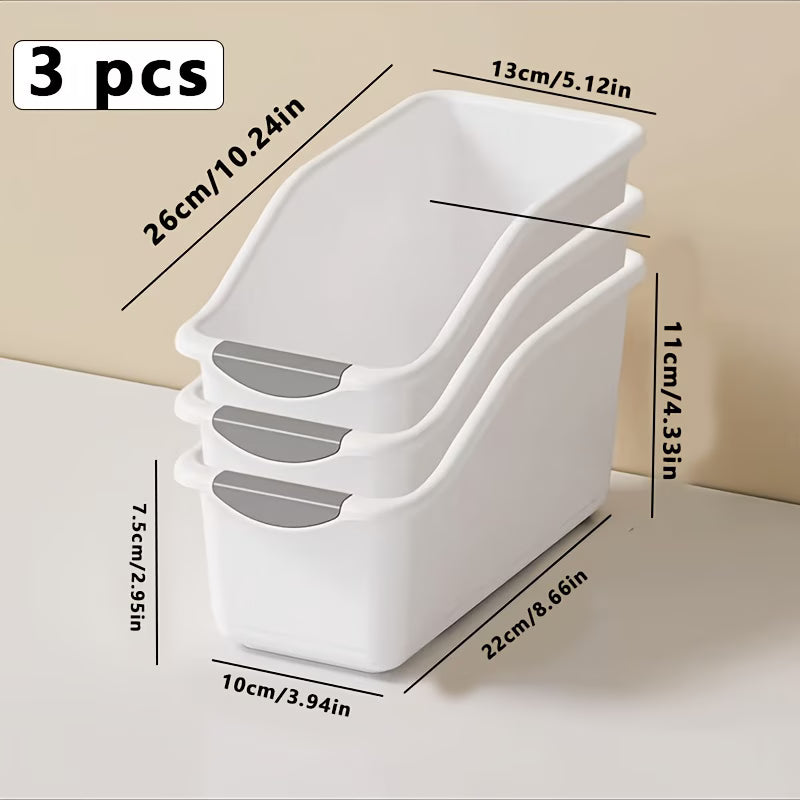 3-Piece Multi-Purpose Storage Bin Set