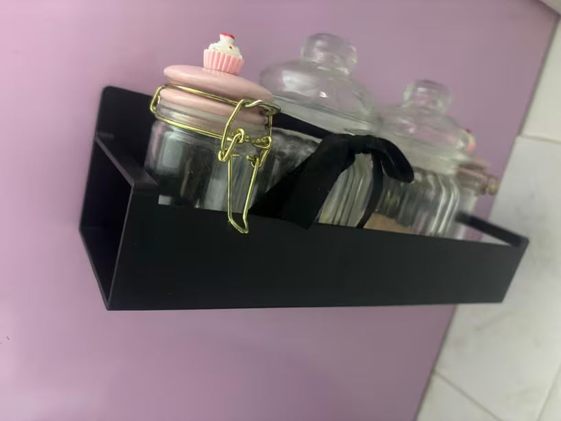 Magnetic Kitchen Storage Rack with Hooks